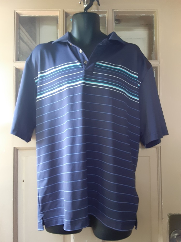 Pebble Beach Performance Men's Active Wear Golf Polo Size Large