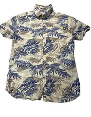 Denim & Flower Ricky Singh Short Sleeve Hawaiian Shirt Size Small