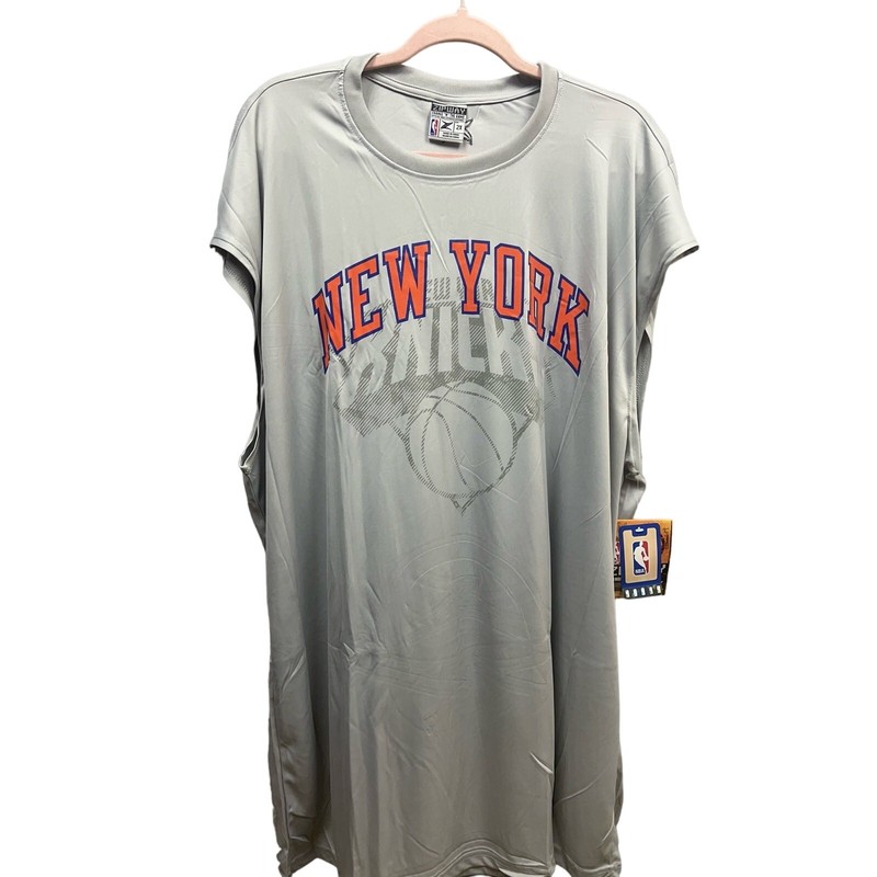 New York Knicks NBA ZipWay Change “N” The Game Tank Cut Off Gray Men 4X NWT gallery