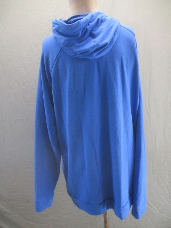 Nike Size XL Mens Blue Hooded Long Sleeve Logo Full Zip Activewear Jacket 178 gallery