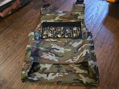 Hudson Outerwear Camouflage Tactical Vest Limited Edition Shark One Size Used