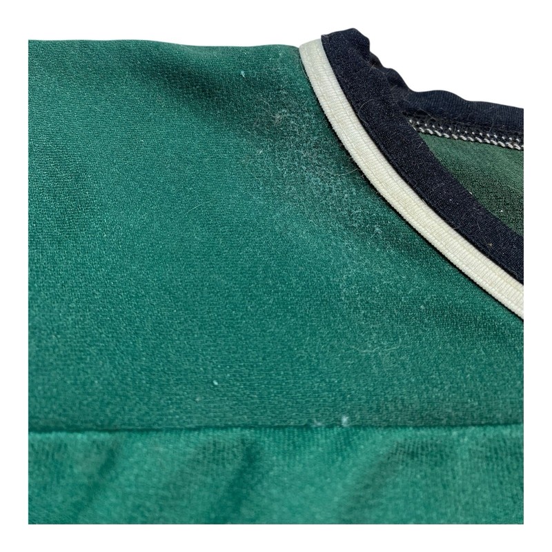 VTG Athletic Knit Hockey Jersey Mens XL Banknorth Green Black Star 12 Canada gallery