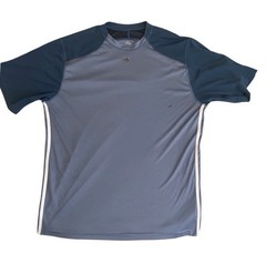 Adidas | Mens two tones of blue short sleeve shirt size XL