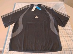 MENS LARGE BLACK ADIDAS ADILENIUM SEASON 4 TG KNITTED JERSEY W/VENTILATION – NWT