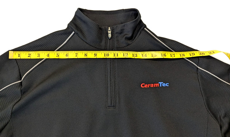 Cutter & Buck CB DryTec Pullover 1/4 Zip Men's Large Black Long Sleeve gallery