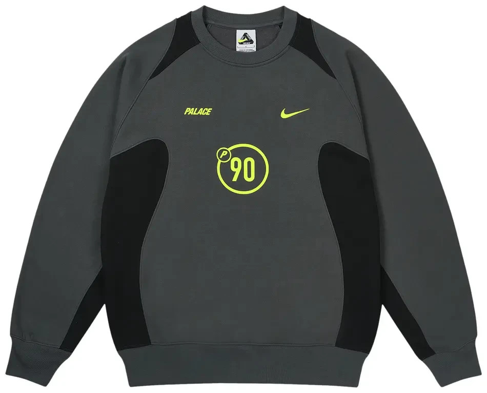 PALACE Nike Total P90 Crew Grey gallery