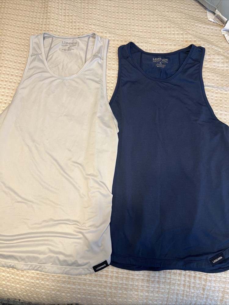 Legends Enzo Performance Tank Tops - Medium (Pack of 2)