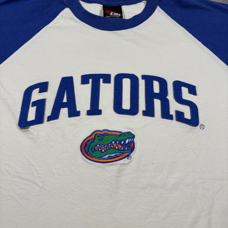 Vintage Florida Gators T-Shirt Mens XL White TSI Sportswear Football Embroidered gallery