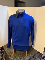Under Armour Men’s LS 1/4 Zip Pullover Blue Polyester Small – NWT
