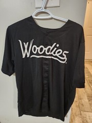 Woodies Pepsi Cola baseball jersey, size Large