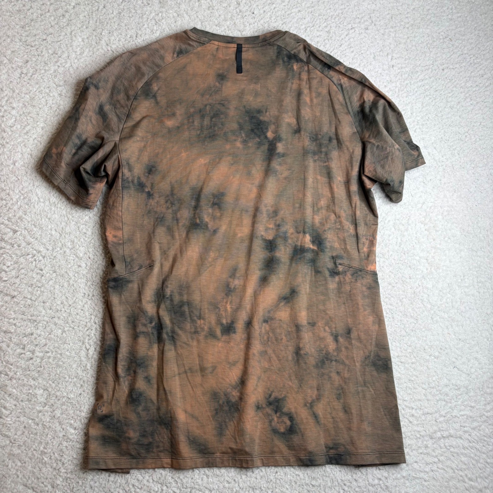 Lululemon Metal Vent Tech SS Shirt Mens 2XL Tie Dye Earth Tone Training Top gallery