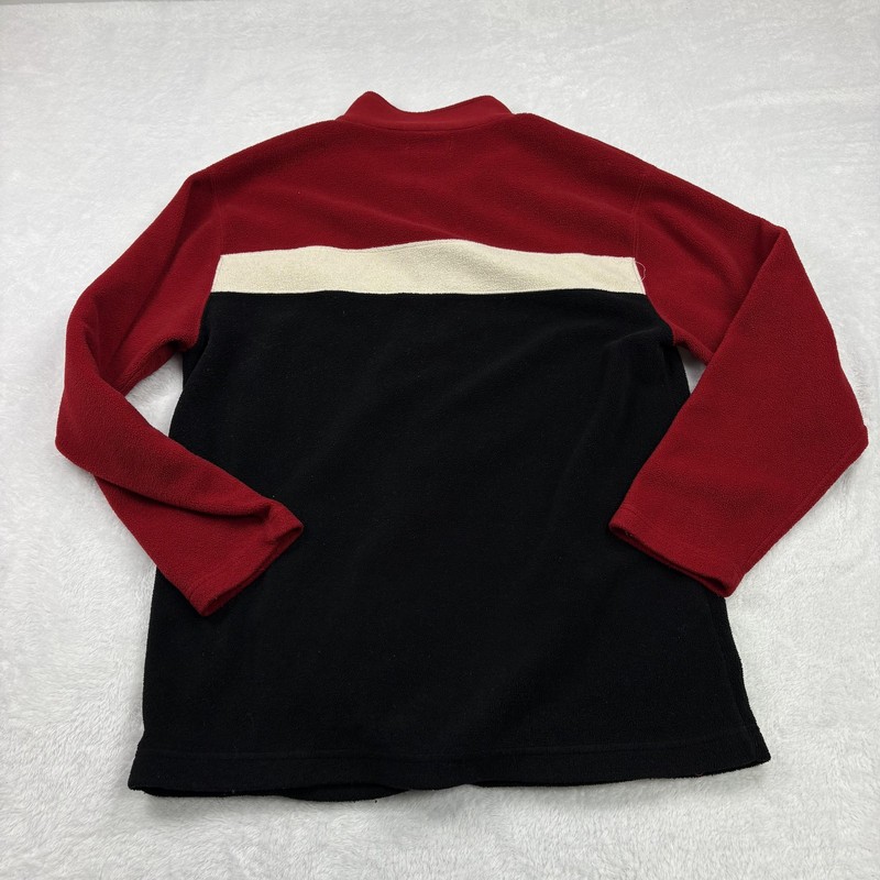 Lauren Ralph Lauren Pullover Mens S Black Full Zip Stand-Up Fleece Pockets gallery
