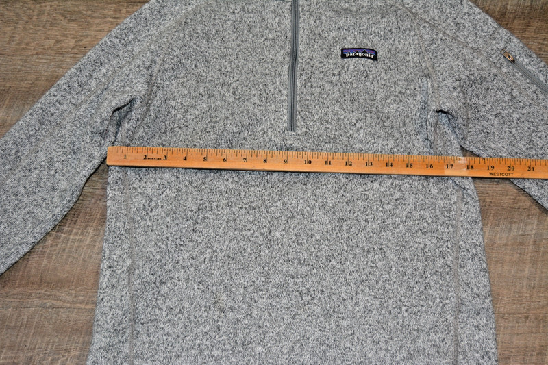 Patagonia Better Sweater Pullover Large Gray Quarter Zip Fleece Hiking gallery