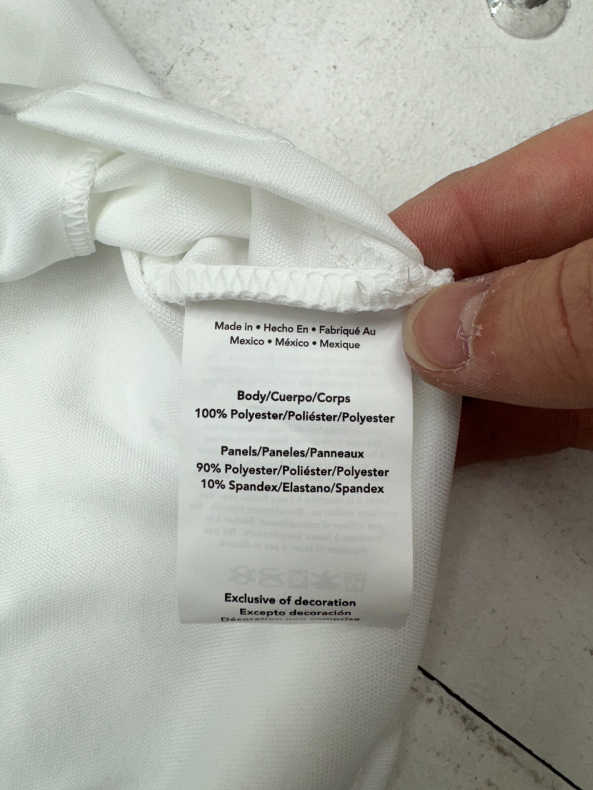 High 5 White Moisture Management Short Sleeve Athletic Shirt Mens Size Large gallery