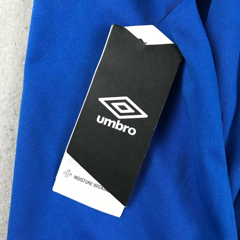 Umbro Brasil Soccer Shirt Mens XL Blue Crew Neck Short Sleeves Jersey NWT gallery