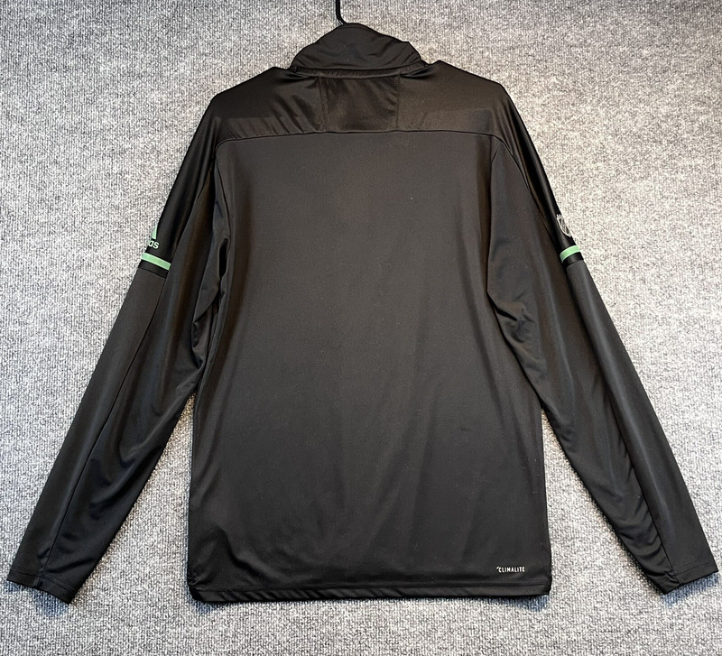 Minnesota Wild 1/4 Zip Pullover Men Small Black Adidas Climalite NHL gallery