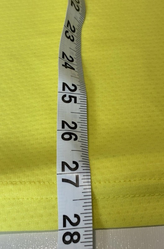 NWT Terramar Sports Men's Medium Neon Yellow Helix Performance Mesh Tee gallery
