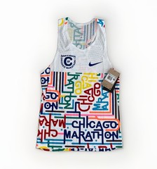 NWT BRAND NEW Mens NIKE Chicago Marathon 2025 Singlet HQ4277 100 Size XS