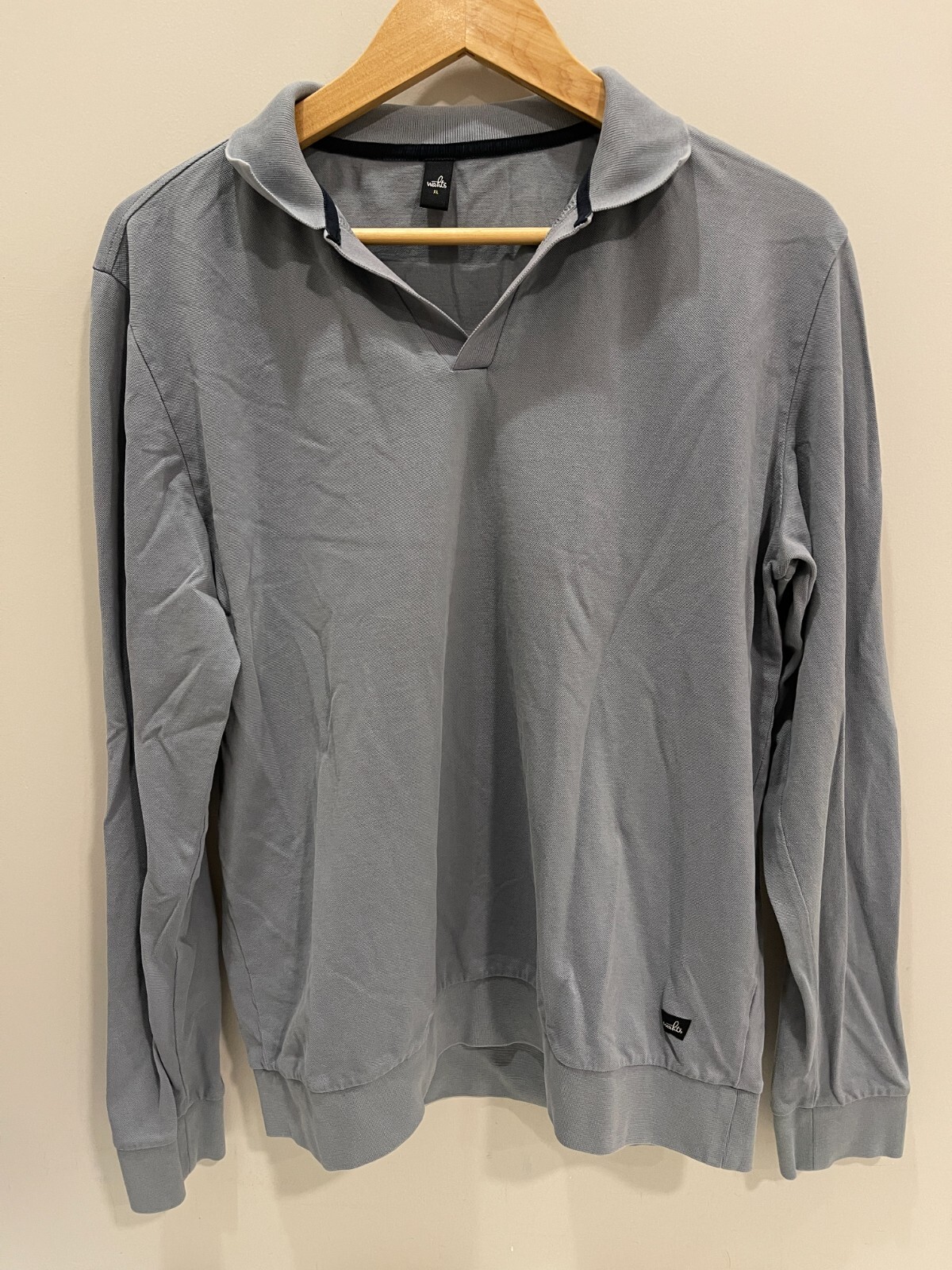 WAHTS Mens's quarter zip pullover long sleeve SZ XL gallery
