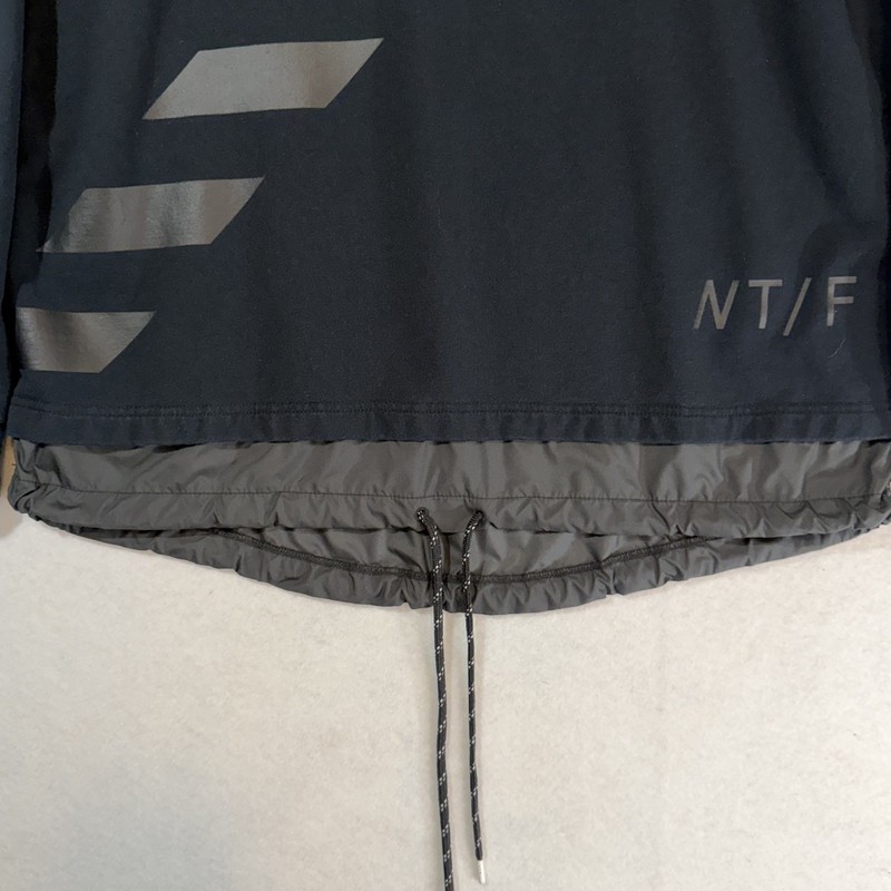 Nike NT/F Mens Medium Top Black Pullover Sweatshirt Long sleeve Athletic Comfort gallery