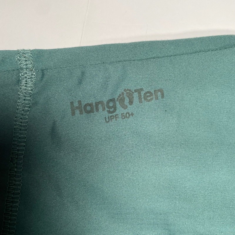 Hang Ten Mens UPF 50+ Long Sleeve Sun Shirt Teal Green California Surf Large gallery