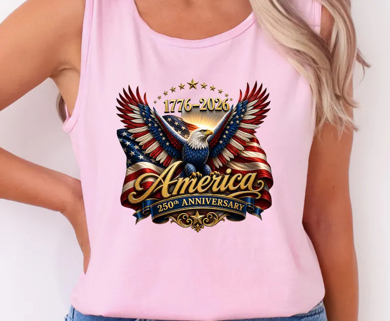 USA America Patriotic Eagle Flag Tank Top gallery