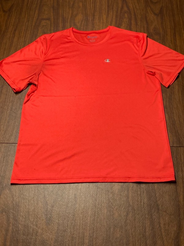 (4) Champion Double Dry Tee - L - Green - Red - Maroon - Gray gallery