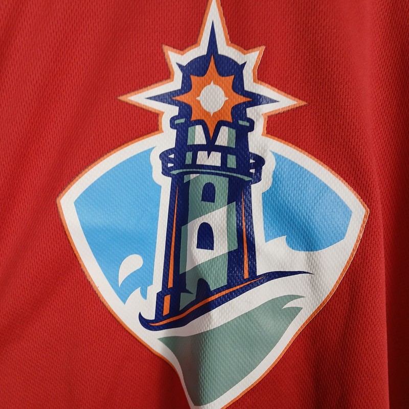 Vintage Dangler Sport Lighthouse Keeper Men's Jersey NY Islanders 1990s Sz L Red gallery