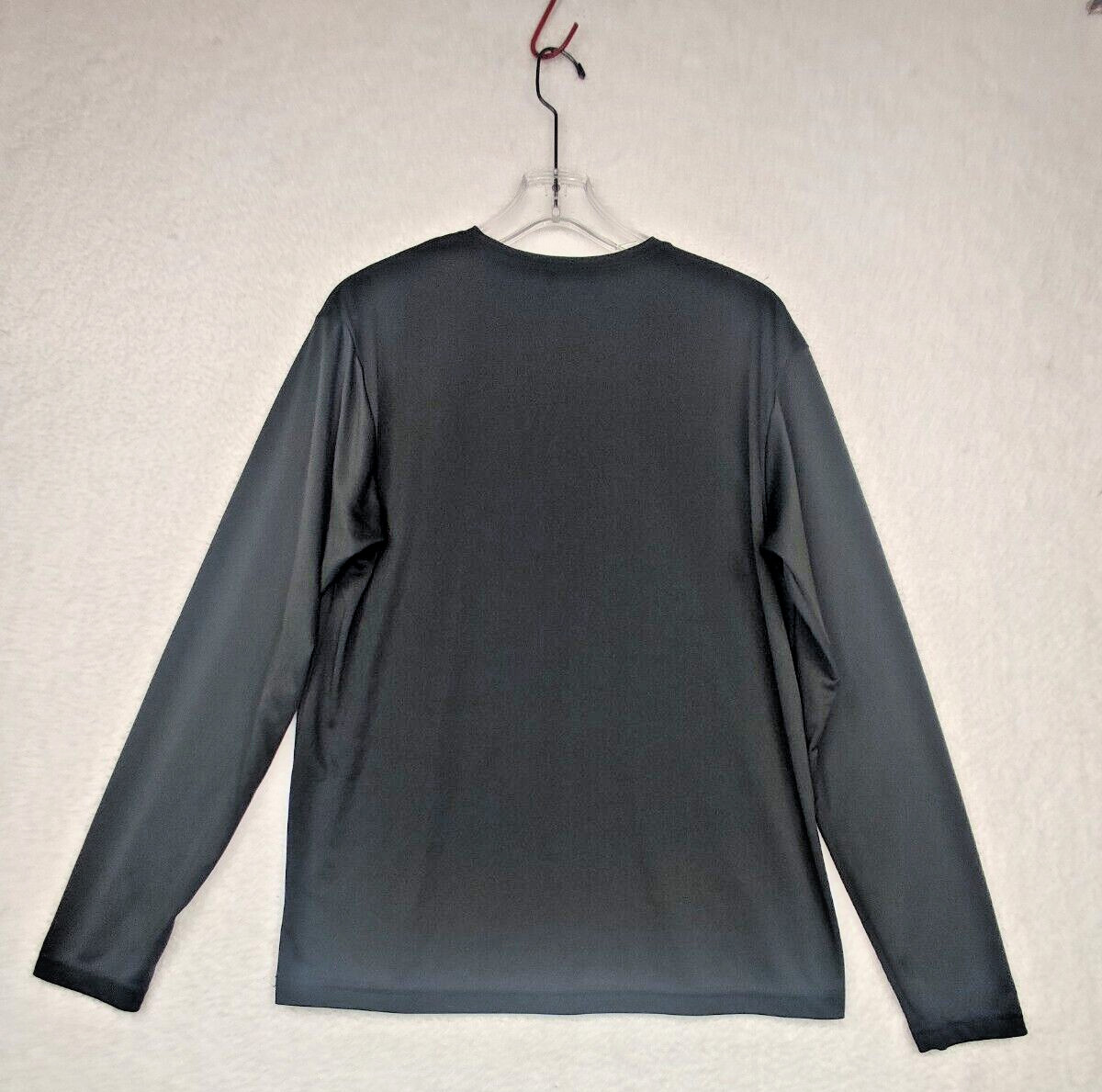 A4 Mens Dry Fit Long Sleeve Polyester Moisture Wicking Sprint T-shirt Miami 5274 gallery