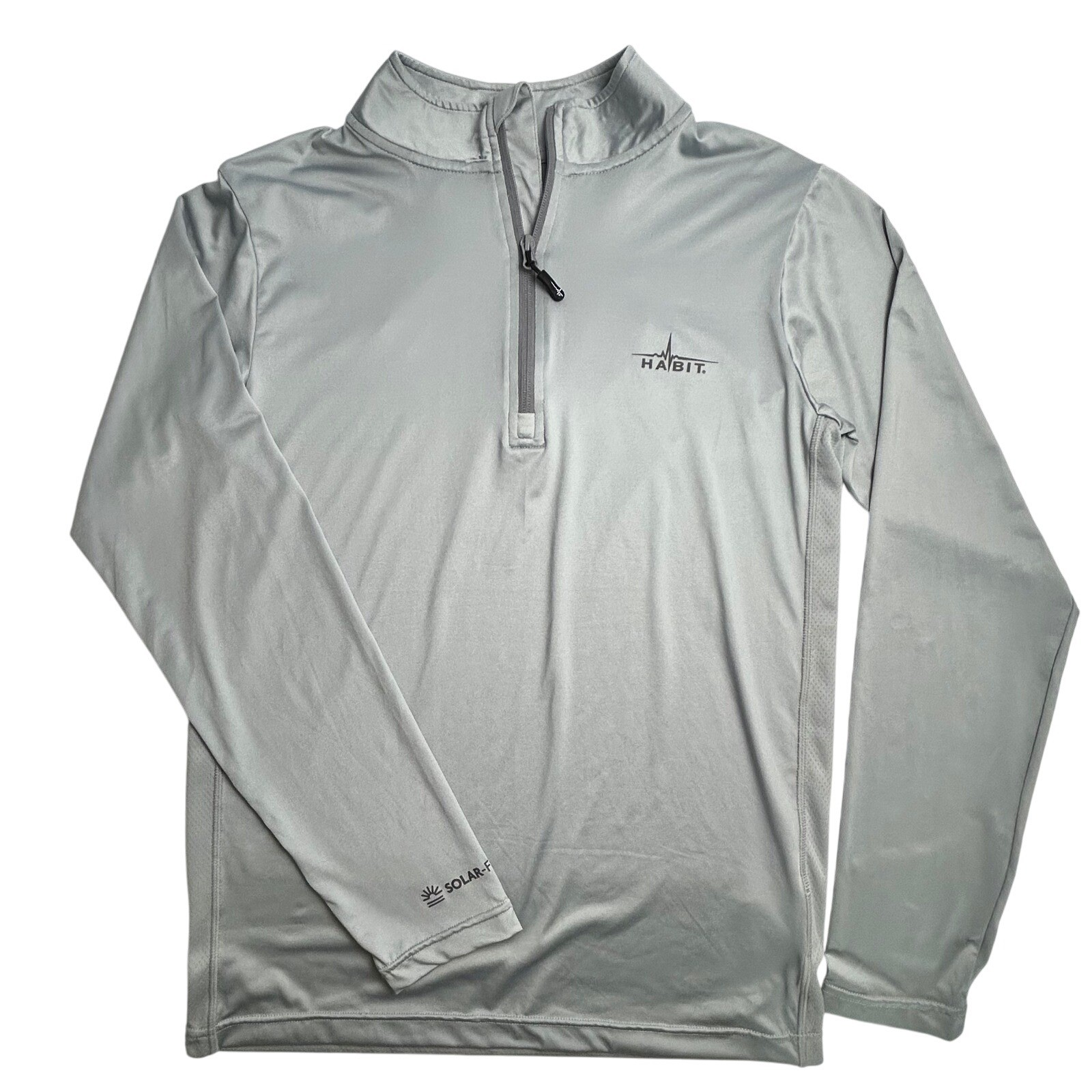 Habit Solar Factor 1/4 Zip Pullover Sun Protection Activewear Shirt Men's Small gallery