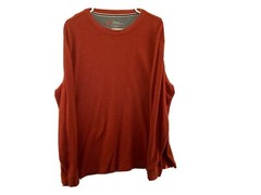 New American Outdoorsman Men 2XL Harvest Red Heather Thermal Shirt Stretch $40