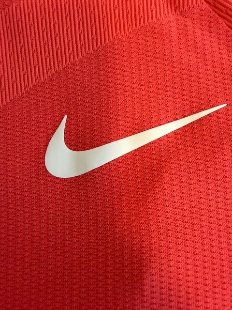 Nike Rafa Nadal Dri-FIT ADV Orange Tennis T-Shirt, size M gallery