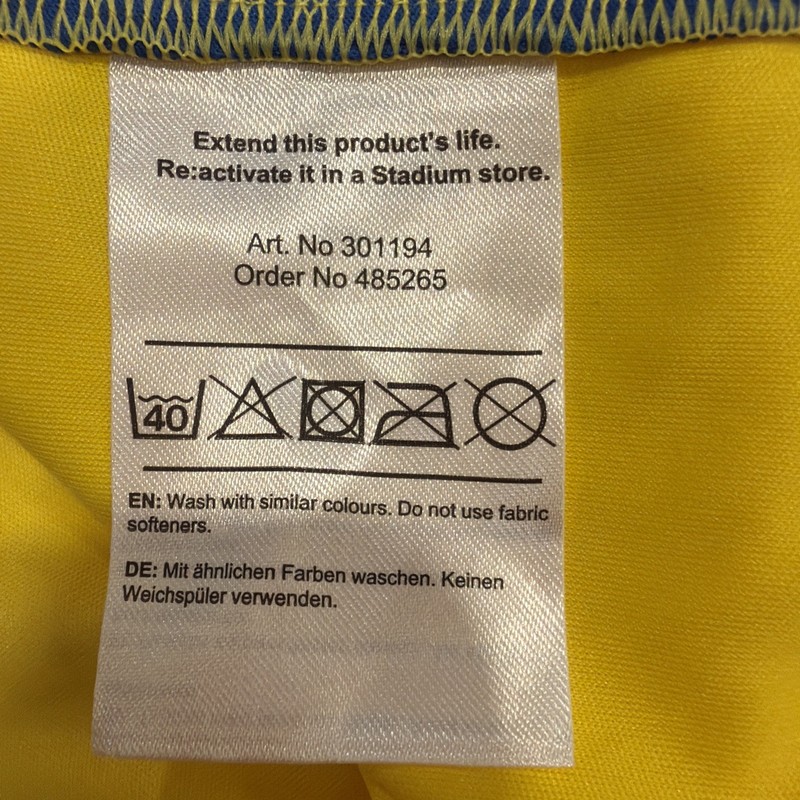 SOC Sweden FIFA Soccer Football Men’s Jersey, Size Adult Small Sverige gallery