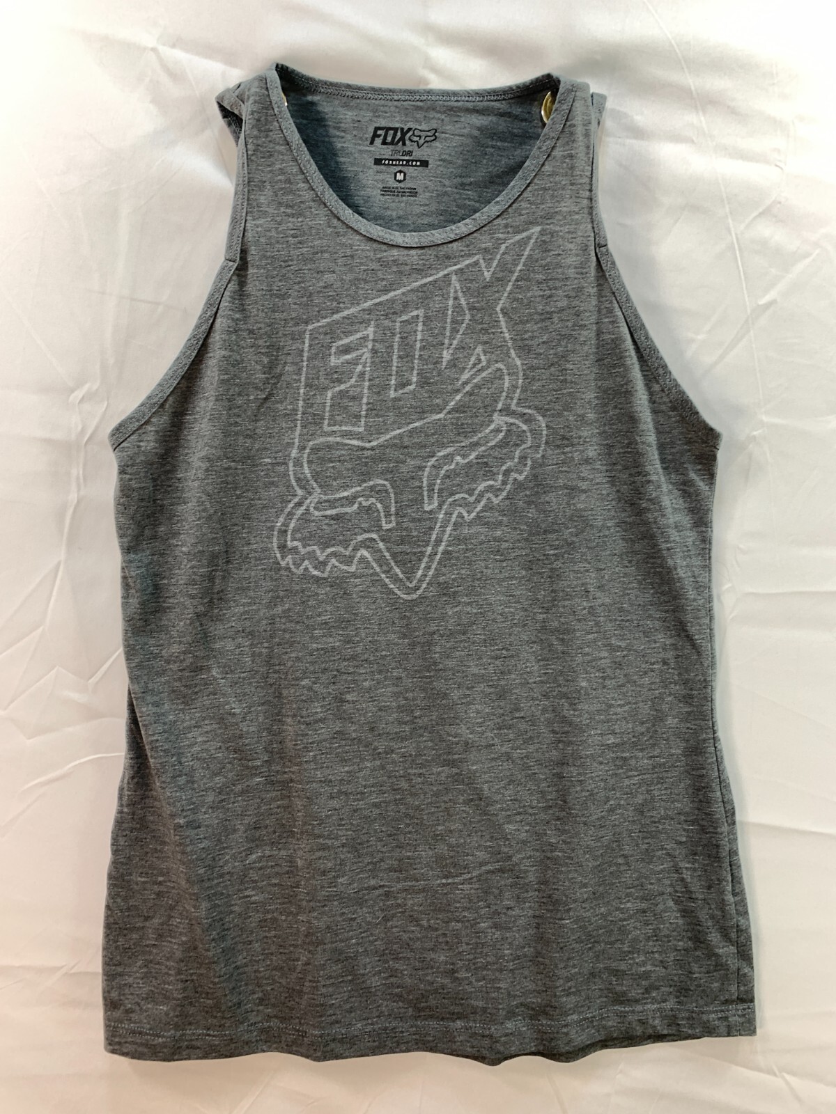 Fox FoxTech Dri Release Trudri Muscle Sleeveless Shirt Men's M Grey gallery