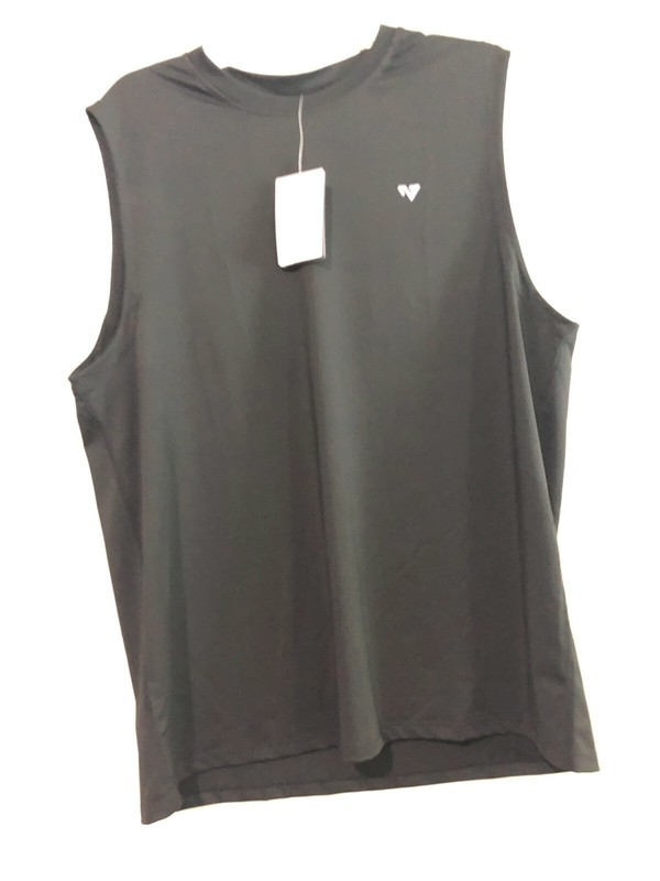 NWT Roadbox Plus Size 2XL Gray Men Athletic Sports Active Stretch Tank Top Tee gallery
