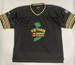 USA Vietnam Veteran Men’s Football Jersey 2XL Black Some Gave All 1960