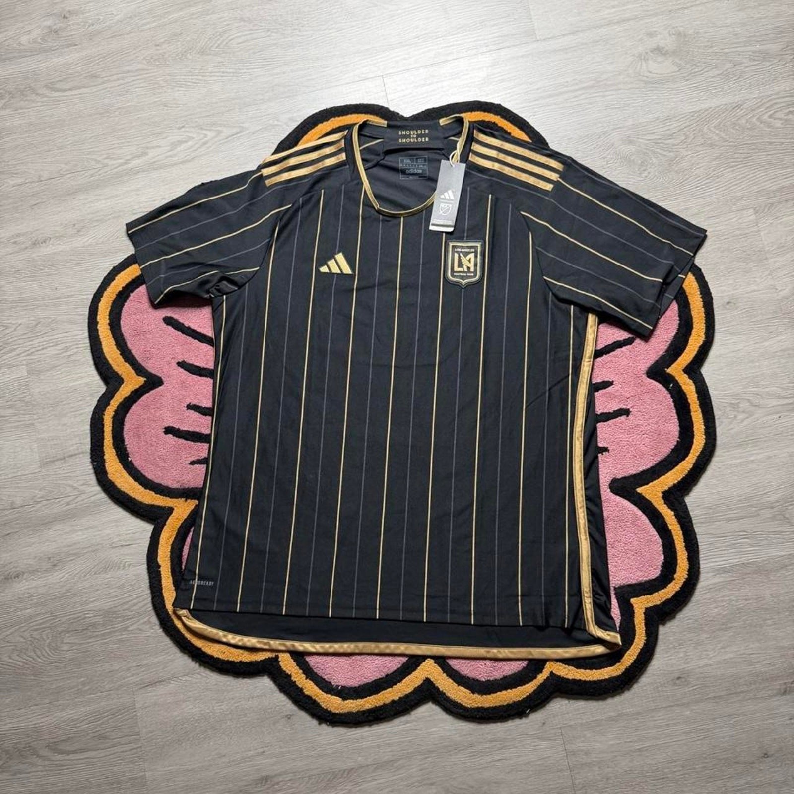 Nike Los Angeles FC Football Club 2024 Home Soccer Jersey Size 2XL Black gallery