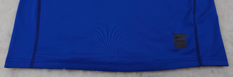 Nike Pro Dri Fit Fitted Shirt Men's Size Small Crewneck Royal Blue 703104-480 gallery