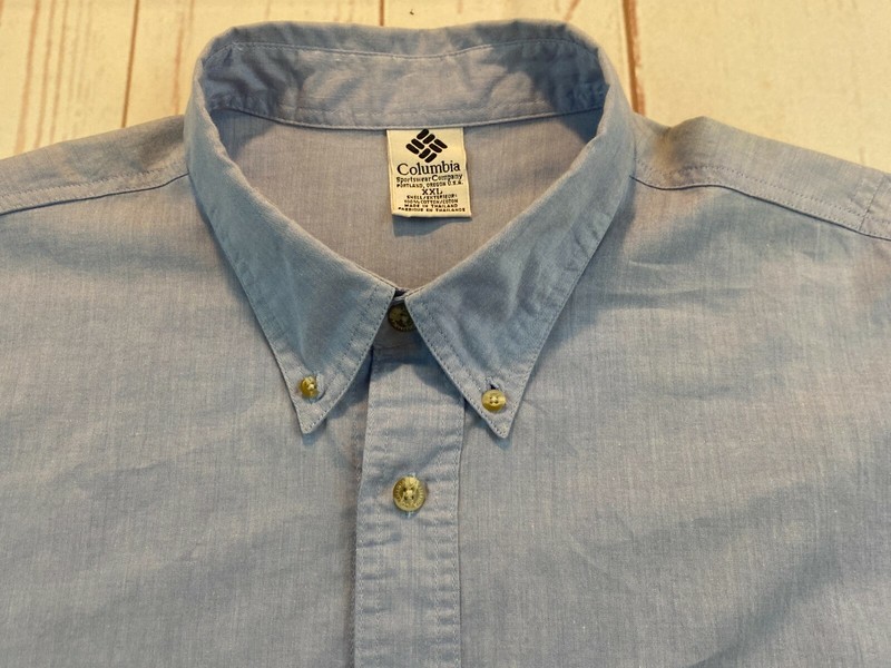 Columbia PFG Fishing Gear Mike Stidham Fish Logo SS Shirt Blue XXL Big Tall gallery