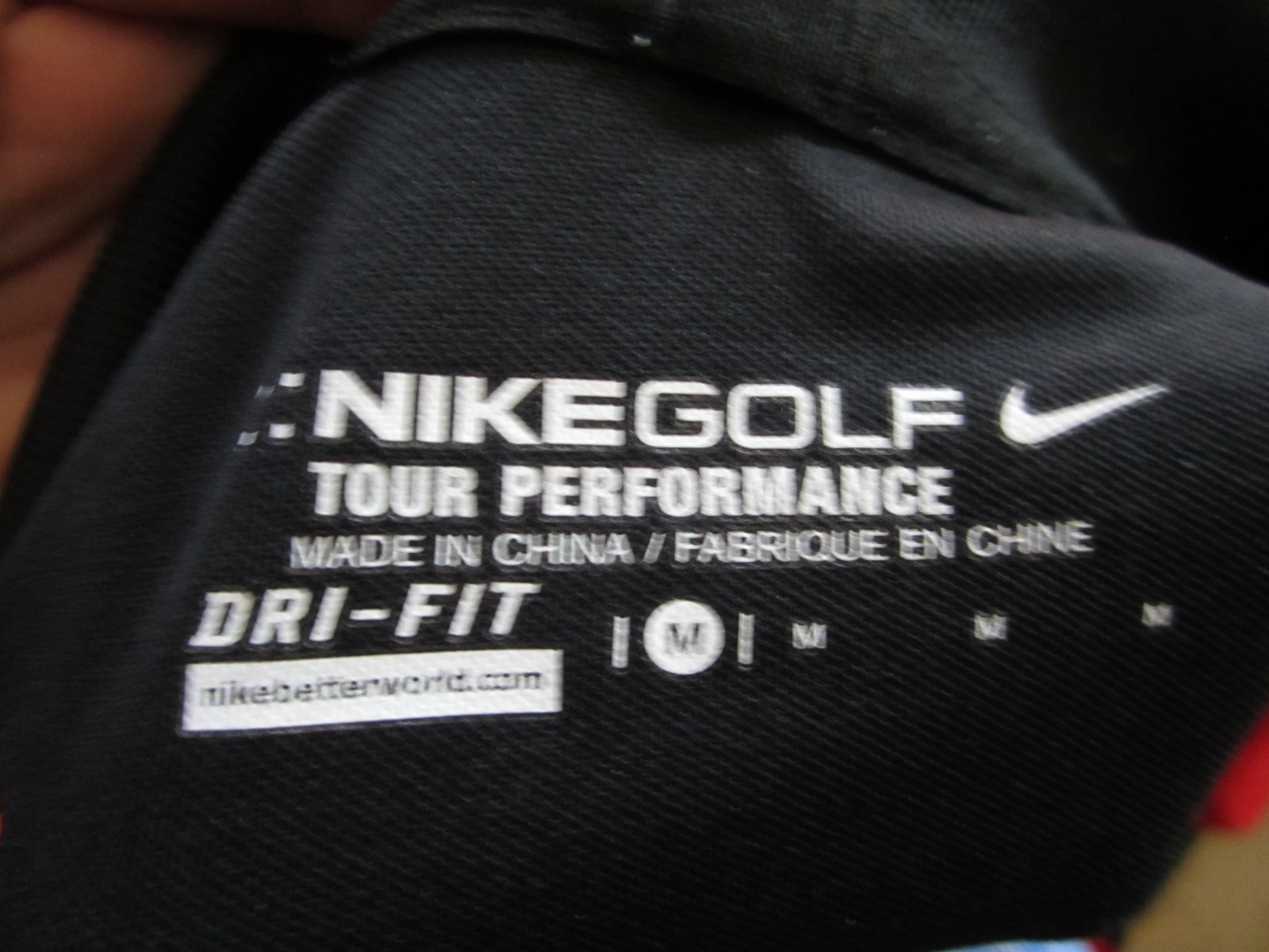 NIKE TOUR PREFORMANCE drifit golf shirt size M gallery