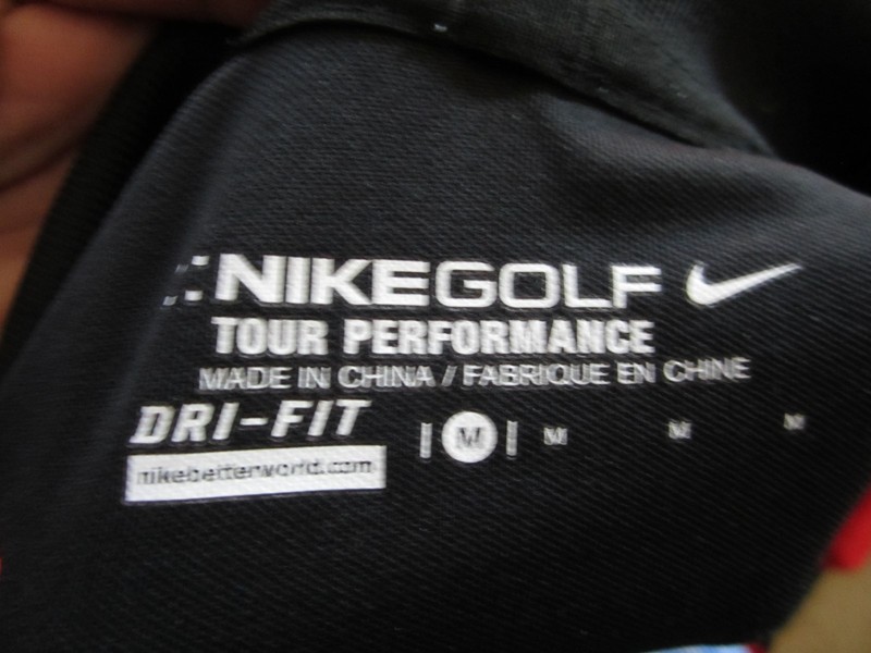 NIKE TOUR PREFORMANCE drifit golf shirt size M gallery