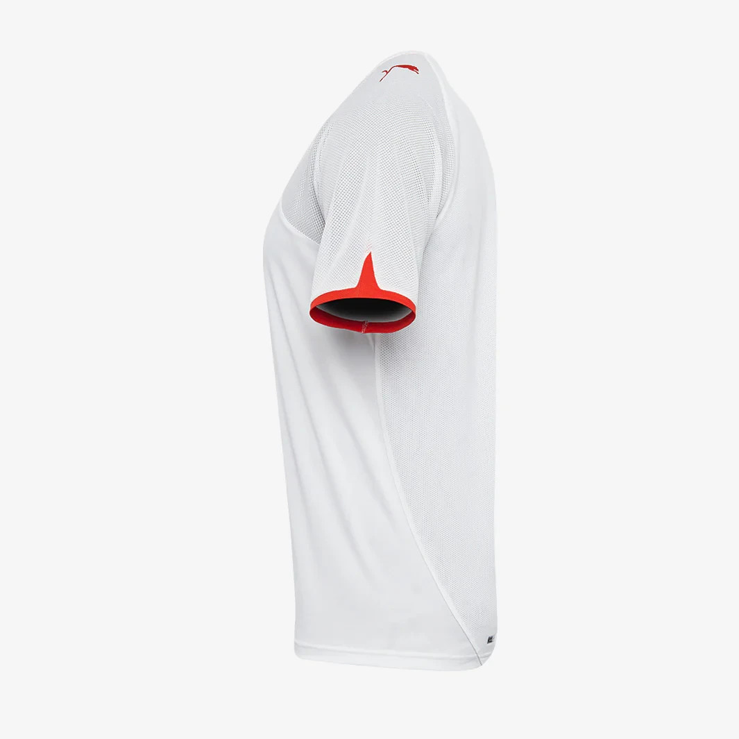 Men's Puma King Training Polyester Football/Gym White/Red T-Shirt P2 RRP £29.99 gallery