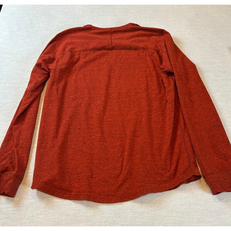 American Eagle Outfitters Active Flex Red/Orange Heathered Long Sleeve Shirt L gallery