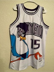 Road Runner Sacramento Kings Men’s Headgear Classics Premium Baseketball Jersey