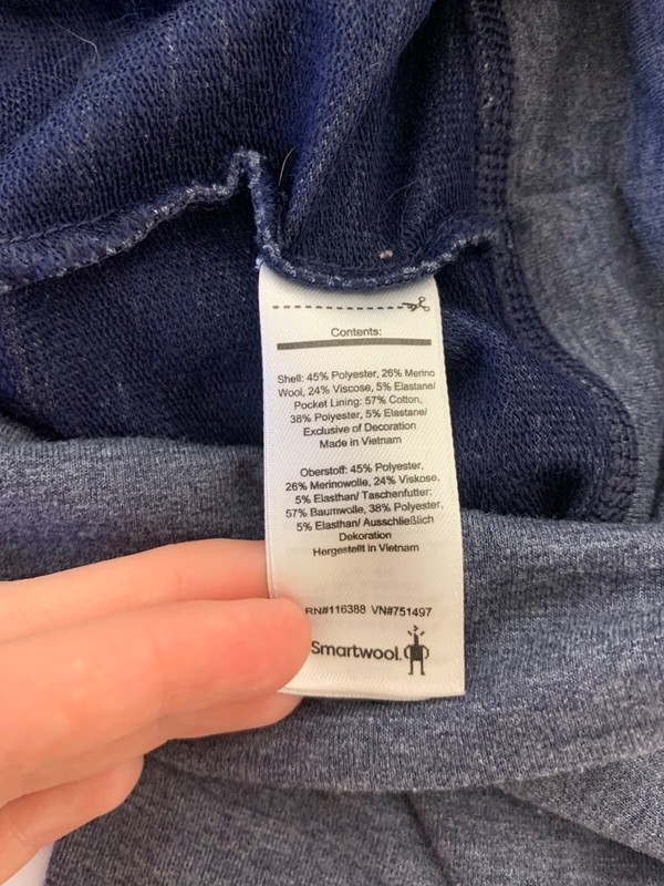 Smartwool Men Size L Blue Active Reset Crewneck Sweatshirt Pullover Top gallery