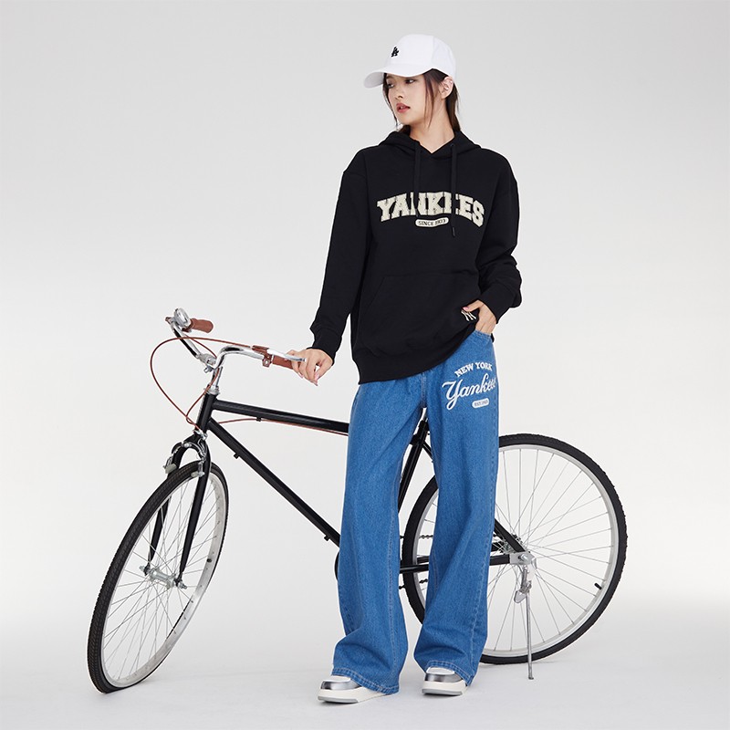 MLB Pullover Hoodie with Lettering College Style Long Sleeve Sweatshirt　Unisex gallery