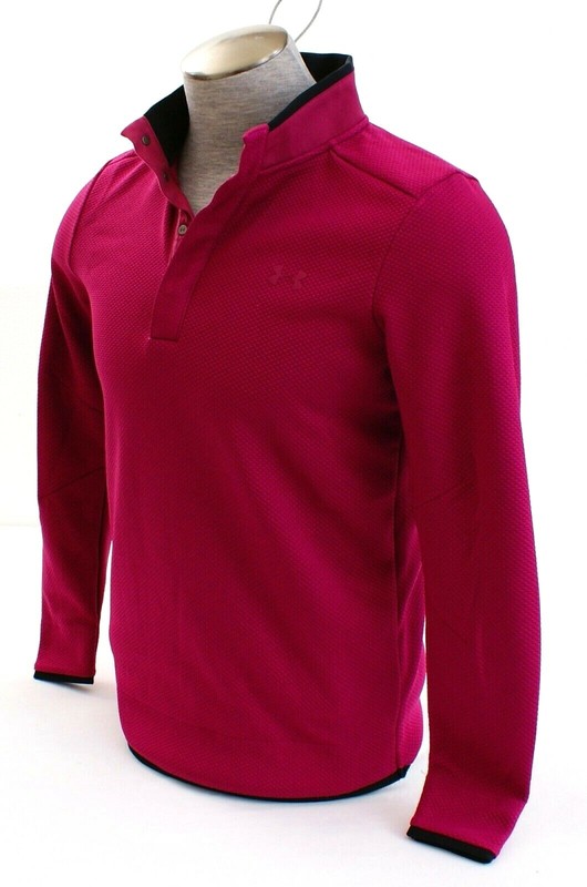 Under Armour UA Storm SweaterFleece Cherry Snap Mock Pullover Shirt Men's NWT gallery