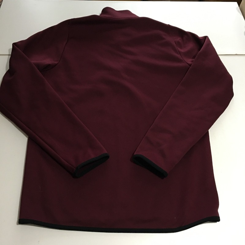 Nike Dri-Fit Quarter-Zip Pullover Mens Small Red Maroon gallery