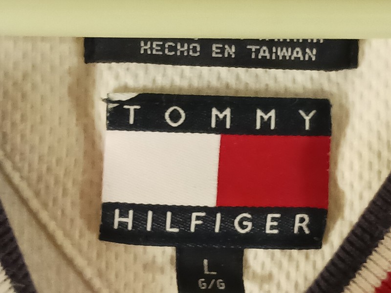 Tommy Hilfiger Sport Jersey Shirt Size Large & See Through Mesh Lot Vintage 90s gallery