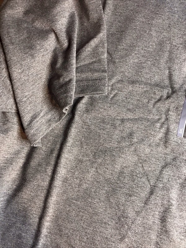 Athletic Works Men's 2XL Gray Red Moisture Wicking Short Sleeve T-Shirt gallery